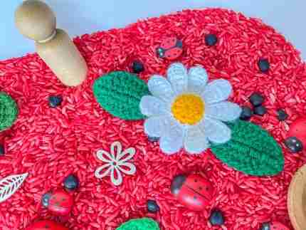 Ladybug Sensory Bin