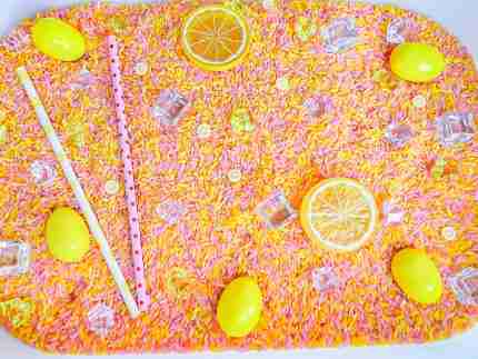 Lemonade Sensory Bin - Image 11
