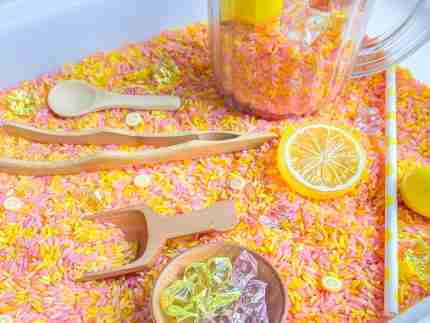 Lemonade Sensory Bin - Image 5
