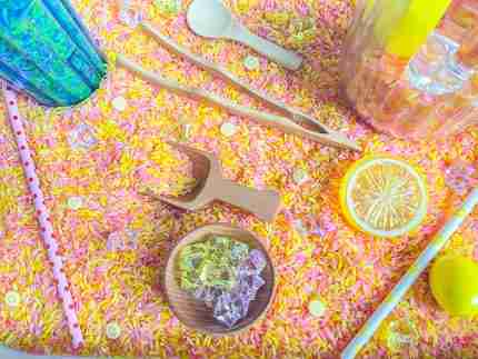 Lemonade Sensory Bin - Image 6