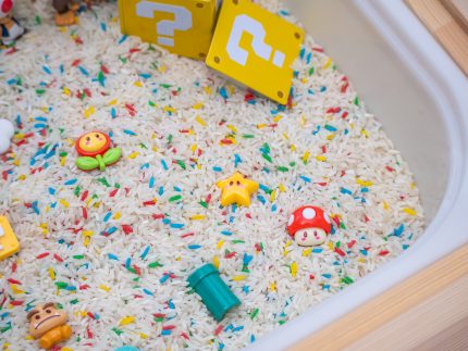 Super Mario Sensory Bin - Image 9