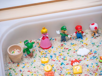 Super Mario Sensory Bin - Image 3
