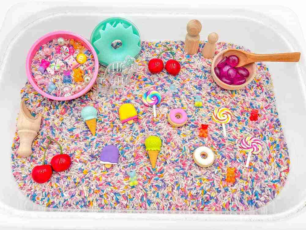 New Sweets Bin Photos-3 Sweets Sensory bin - Image 1