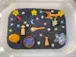 Outer Space Sensory Bin - Bunny - Image 6