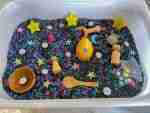 Outer Space Sensory Bin - Bunny - Image 2