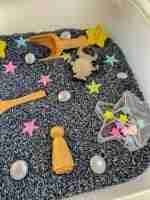 Outer Space Sensory Bin - Bunny - Image 9