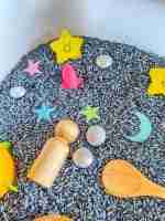 Outer Space Sensory Bin - Bunny - Image 10