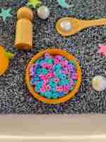 Outer Space Sensory Bin - Bunny - Image 4
