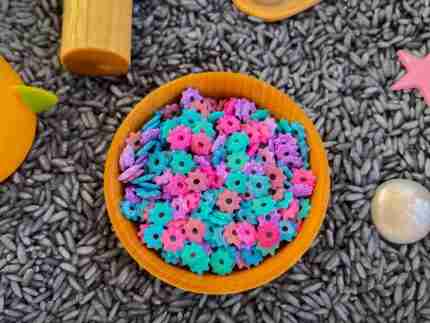 Outer Space Sensory Bin - Bunny - Image 4