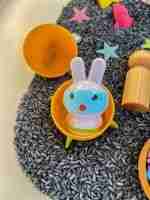 Outer Space Sensory Bin - Bunny - Image 7