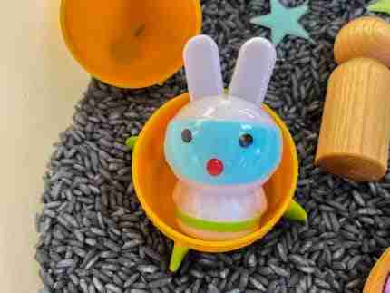 Outer Space Sensory Bin - Bunny - Image 7