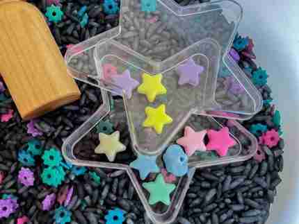 Outer Space Sensory Bin - Bunny - Image 8