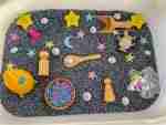 Outer Space Sensory Bin - Bunny - Image 11