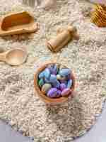 Pastel Beans Easter Sensory Bin - Image 11