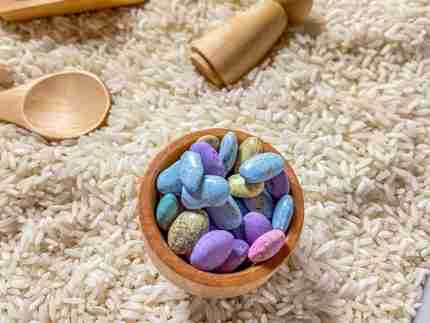 Pastel Beans Easter Sensory Bin - Image 11