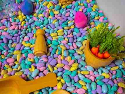 Pastel Beans Easter Sensory Bin - Image 7