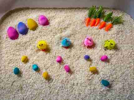 Pastel Beans Easter Sensory Bin - Image 9