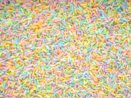 Pastel Rainbow Sensory Rice - Image 6