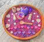 Pink N Purple Valentines Day Sensory Bin-7