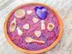 Pink N Purple Valentines Day Sensory Bin-7