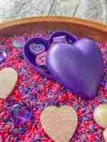 Pink N Purple Valentines Day Sensory Bin-7