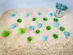 Wooden Animals Pond Sensory Bin