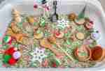 Snowman Christmas Sensory Bin