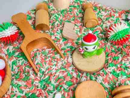 Snowman Christmas Sensory Bin - Image 5