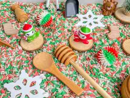 Snowman Christmas Sensory Bin - Image 6