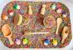 Rainbow Rice Starter Sensory Bin Set