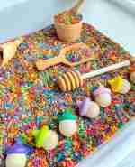 Rainbow Rice Starter Sensory Bin Set - Image 4