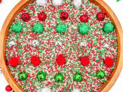 Reindeer Toddler sensory bin
