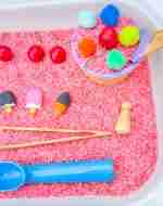 Ice Cream Sensory Bin (rice) - Image 7