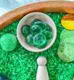 St. Patrick's Day Cauldron Sensory Bin