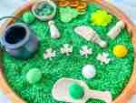 St. Patrick's Day Cauldron Sensory Bin - Image 2