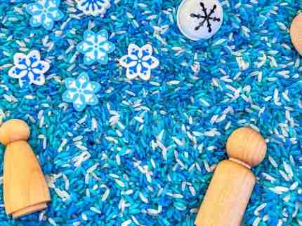 Small Winter Sensory bin-1