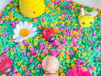 Spring Flower Sensory Bin - Image 3