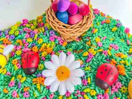 Spring Flower Sensory Bin - Image 4