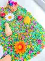 Spring Flower Sensory Bin - Image 6