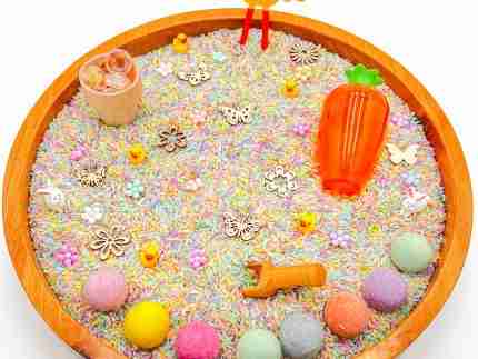 Pastel Spring Sensory Bin - Image 6