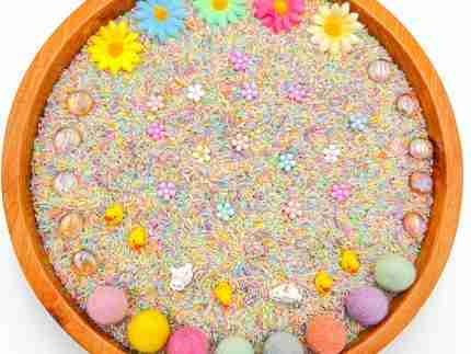 Pastel Spring Sensory Bin - Image 7