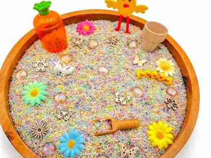 Pastel Spring Sensory Bin - Image 4