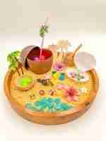 Tropical Beach Sensory Bin - Image 2