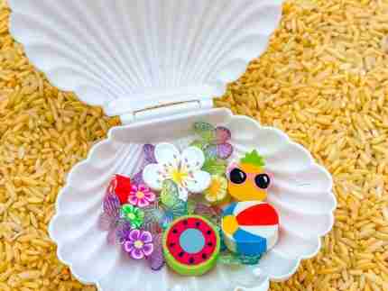 Tropical Beach Sensory Bin - Image 8