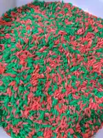 santa and reindeer christmas sensory bin