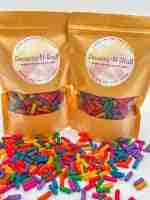 Rainbow Ziti Pasta Sensor Bin Filler