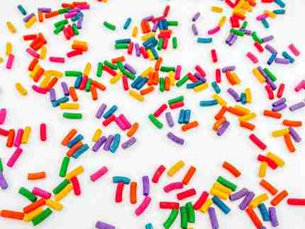 Rainbow Ziti Pasta Sensor Bin Filler