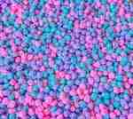 Unicorn Chickpea Sensory Filler