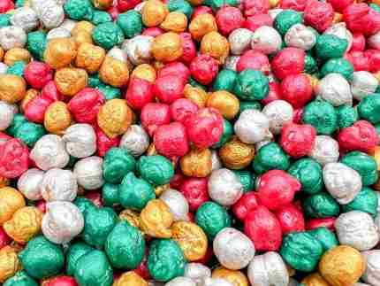 Christmas Chickpea Sensory Filler