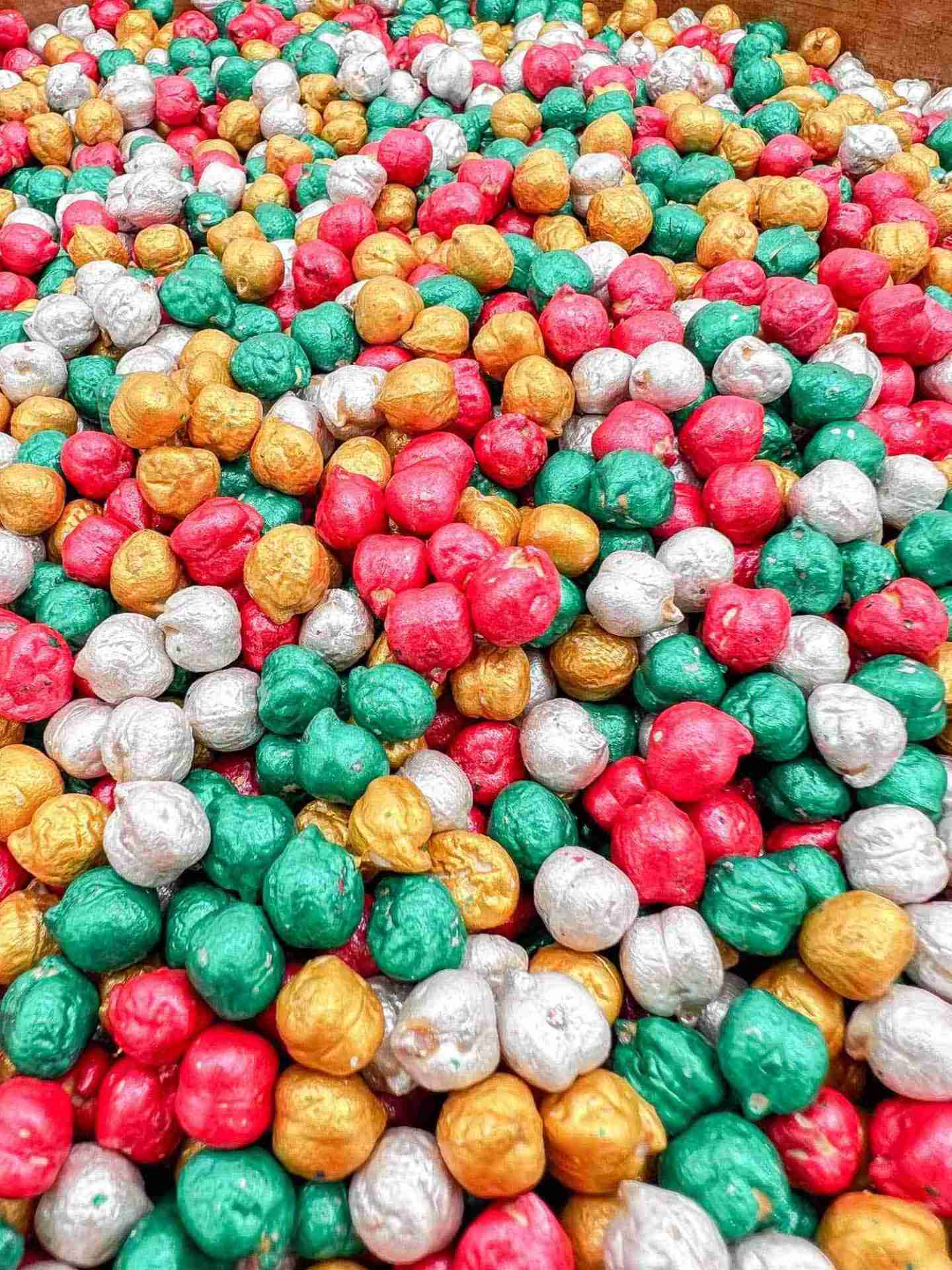 Christmas Beans-13 Christmas Chickpea Sensory Filler